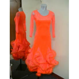 dress dance standard orange