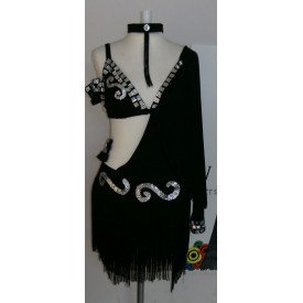 Abito noir silver