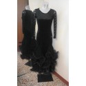 DRESS BLACK WAVES
