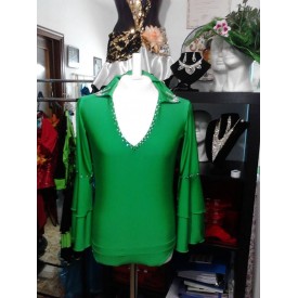 CAMICIA ONDE VERDE