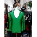 SHIRT GREEN WAVES