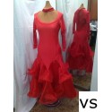 STANDARD RED ORGANZA